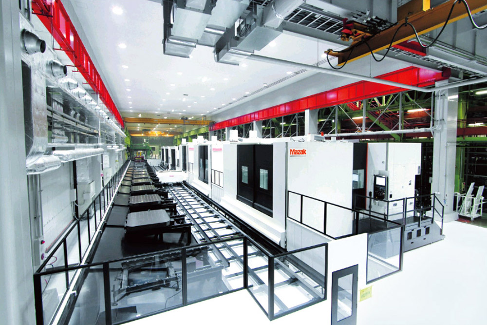 Digital flexible processing production line