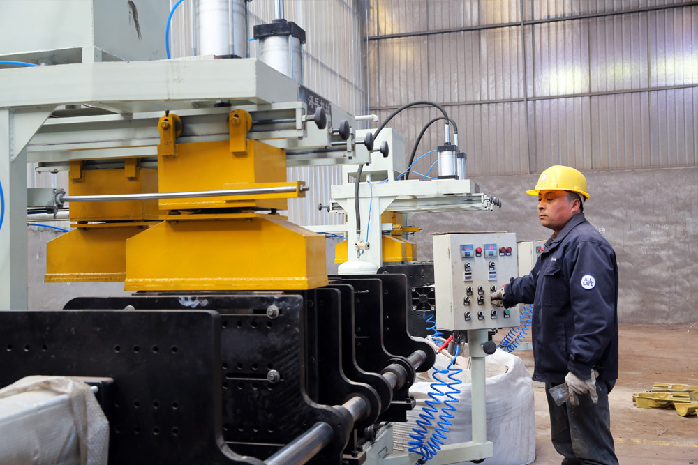 Coated sand casting production line